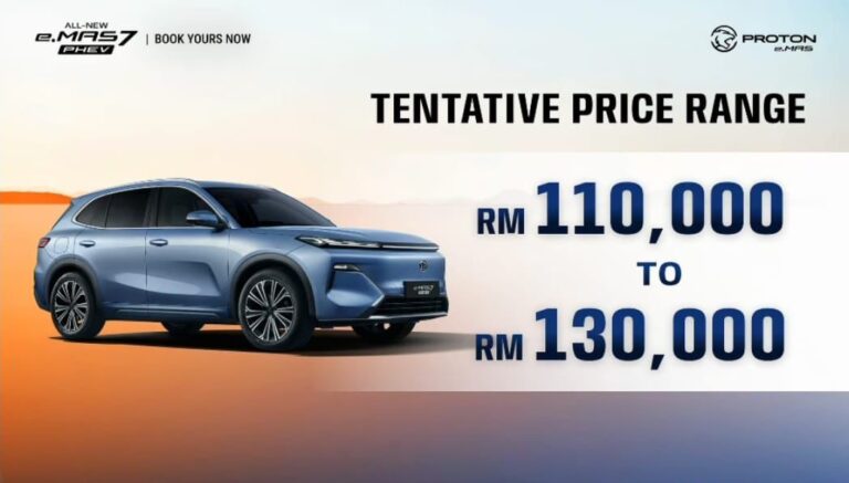 Harga Proton eMAS 7 PHEV - Proton Sales Online