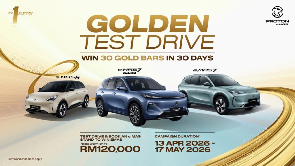 Promosi Proton eMAS - Golden Test Drive - ProtonSales.Online